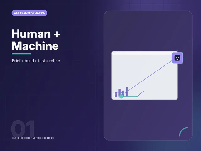 Building My Website with AI: A Real-World Lesson in Human–Machine Collaboration article cover