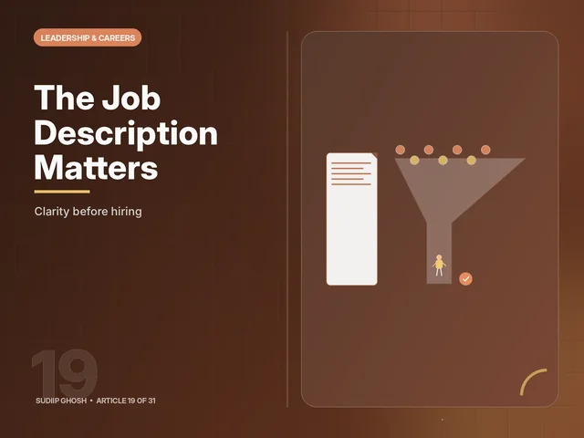JD: The Most Neglected Piece in the Hiring Process article cover