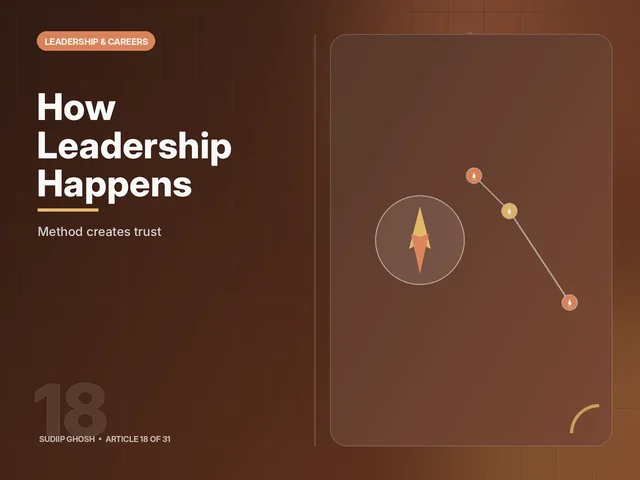 Leadership: Not What, but How Is the Question article cover