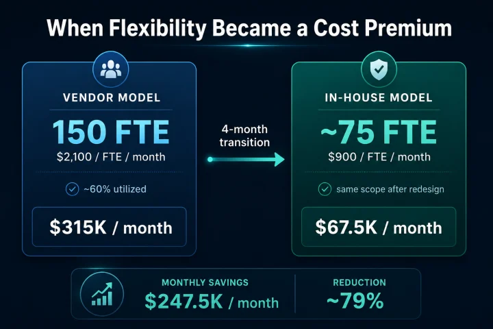 When Flexibility Became a Cost Premium project visual