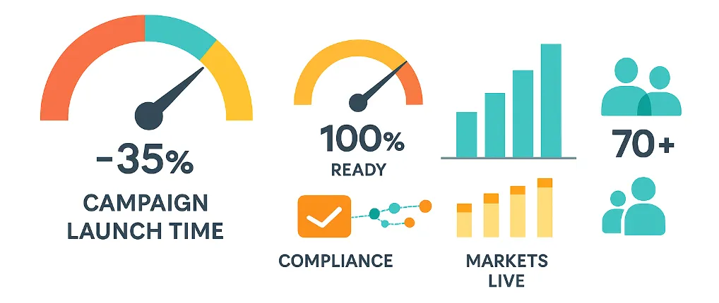Figure 4: Dashboard of Results – Quantifying the Impact Across Key Business Areas.