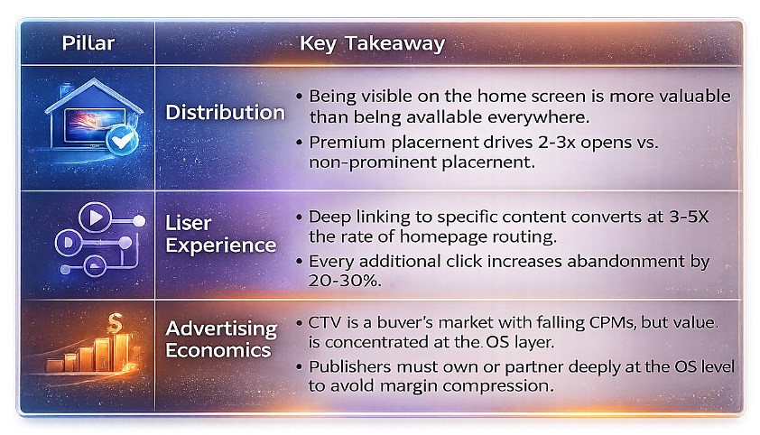 The three pillars of Connected TV success